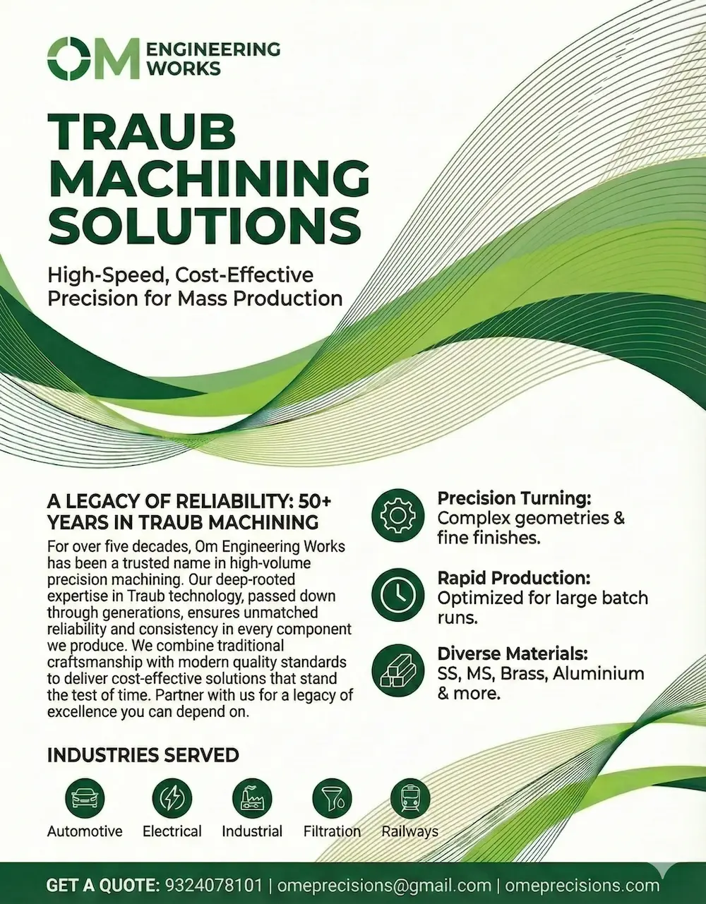 Traub Products Catalog