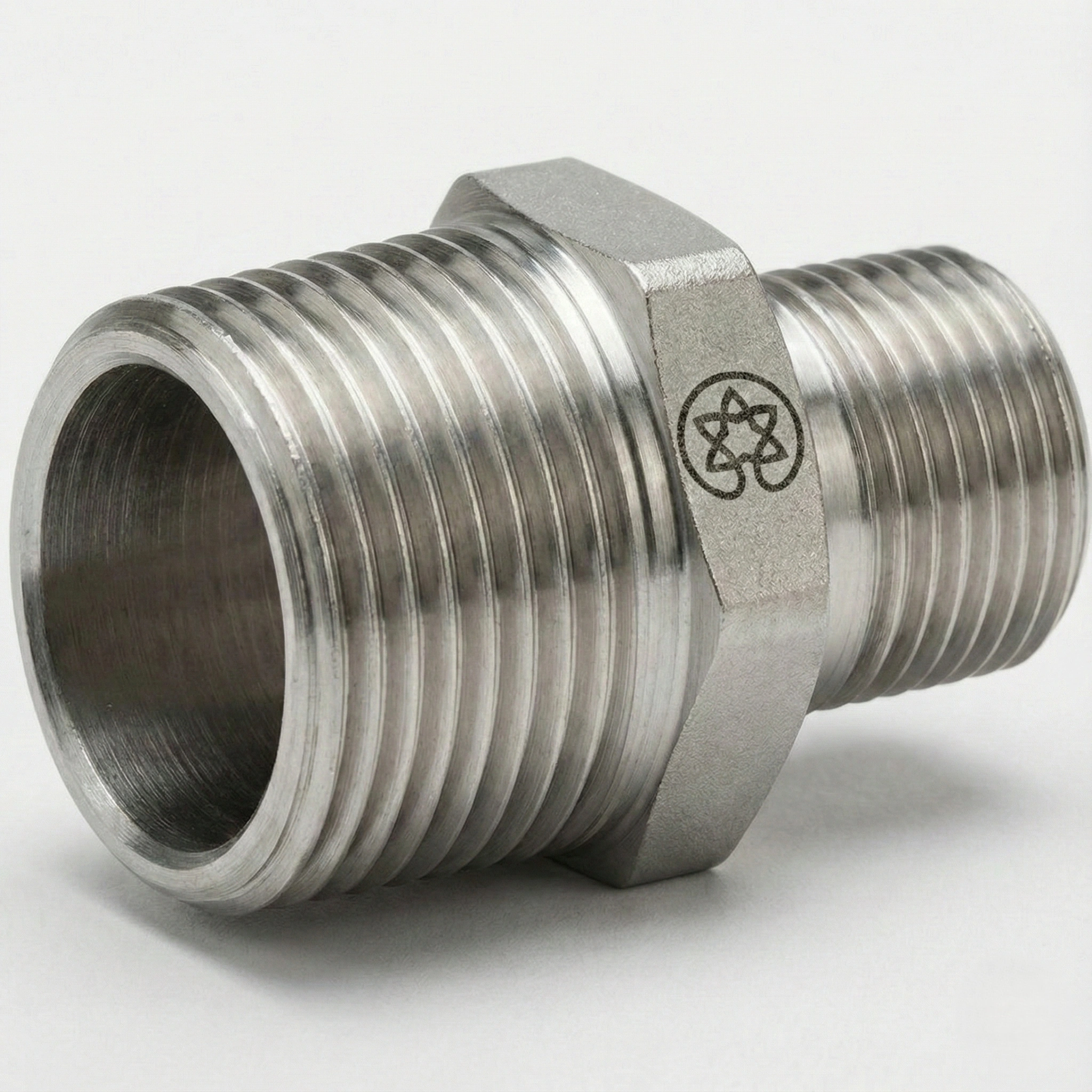 Carbon Steel Hex Reducing Nipple Dual Male