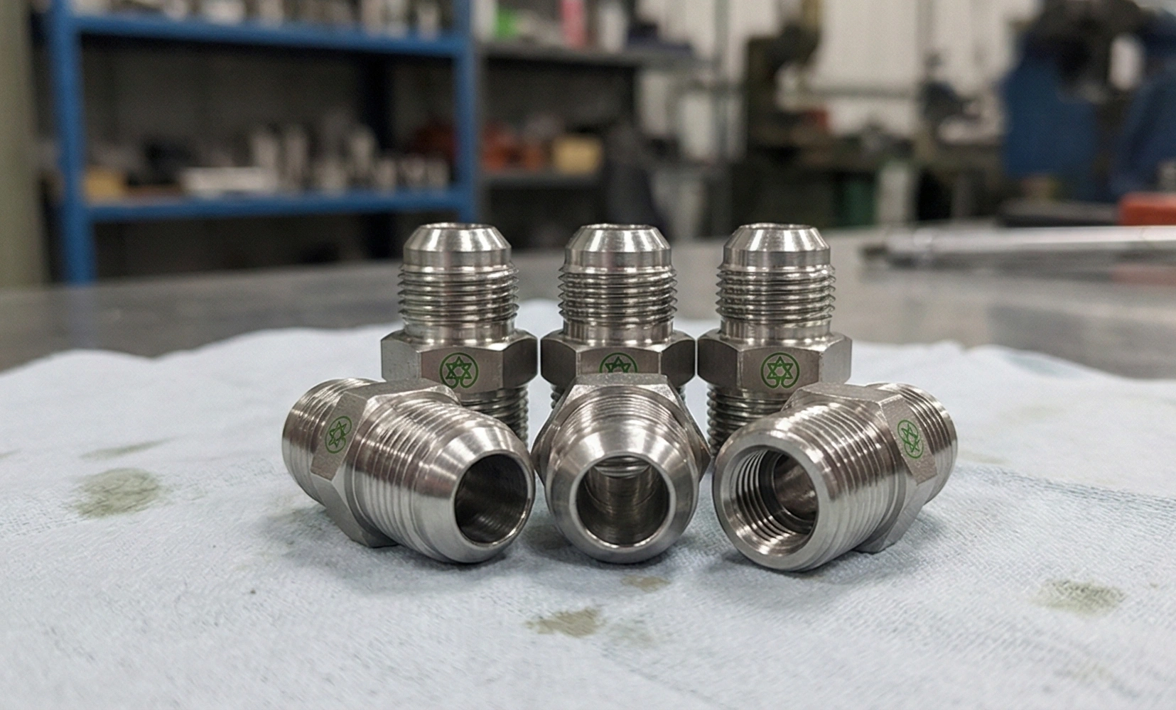 Zinc Plated Hydraulic Fitting