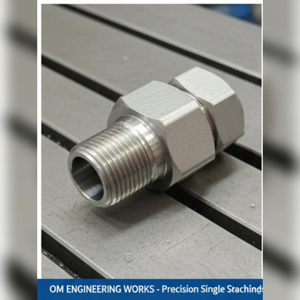 Precision Machined Compression Nut and Ferrule