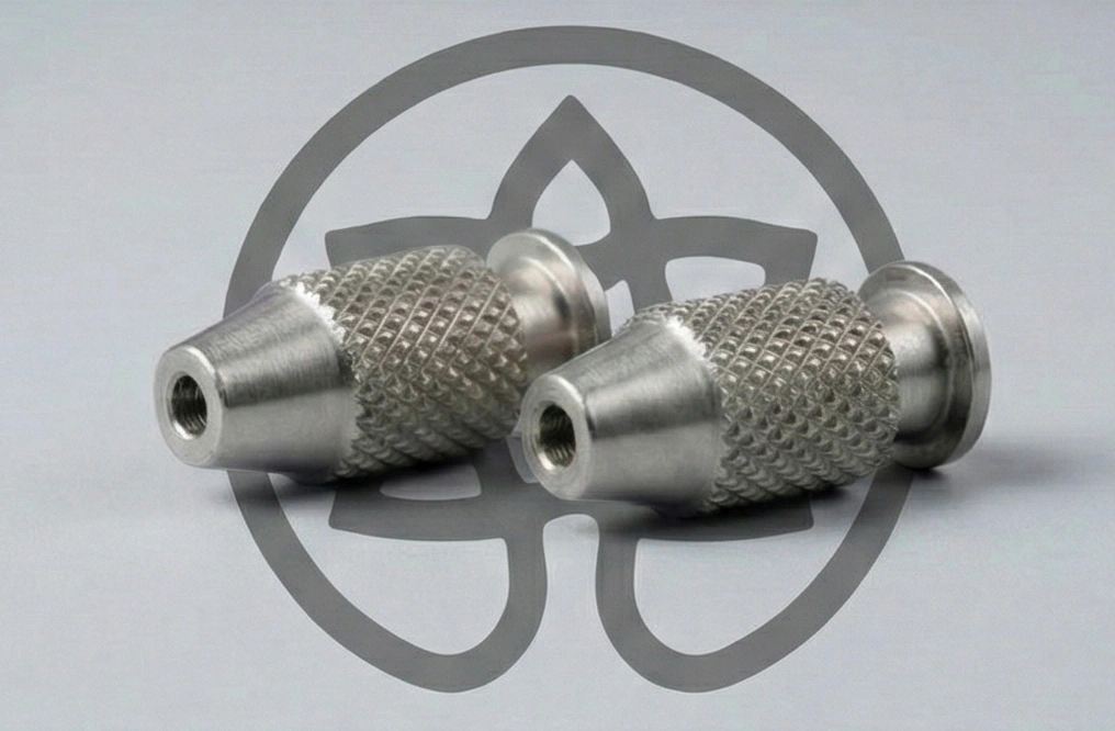 Diamond Knurled Stainless Steel Connector
